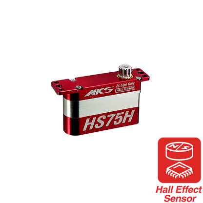 MKS HS75H Servo Motor Digital de Alto Voltaje, 4.0 kg-cm (55.5 oz-in) de torque, 0.087 s, 7.9 g