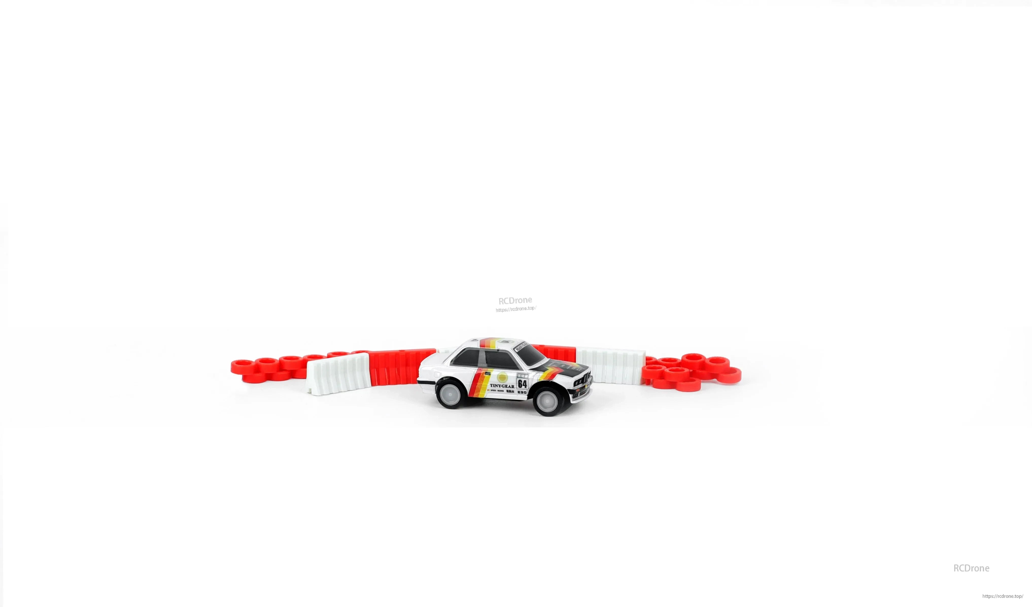 HSP TinyGear TX-8B 1/64 Rc Car, Tiny RC car with 2.4GHz control, drift racing features, and LED lights, suitable for indoor use.