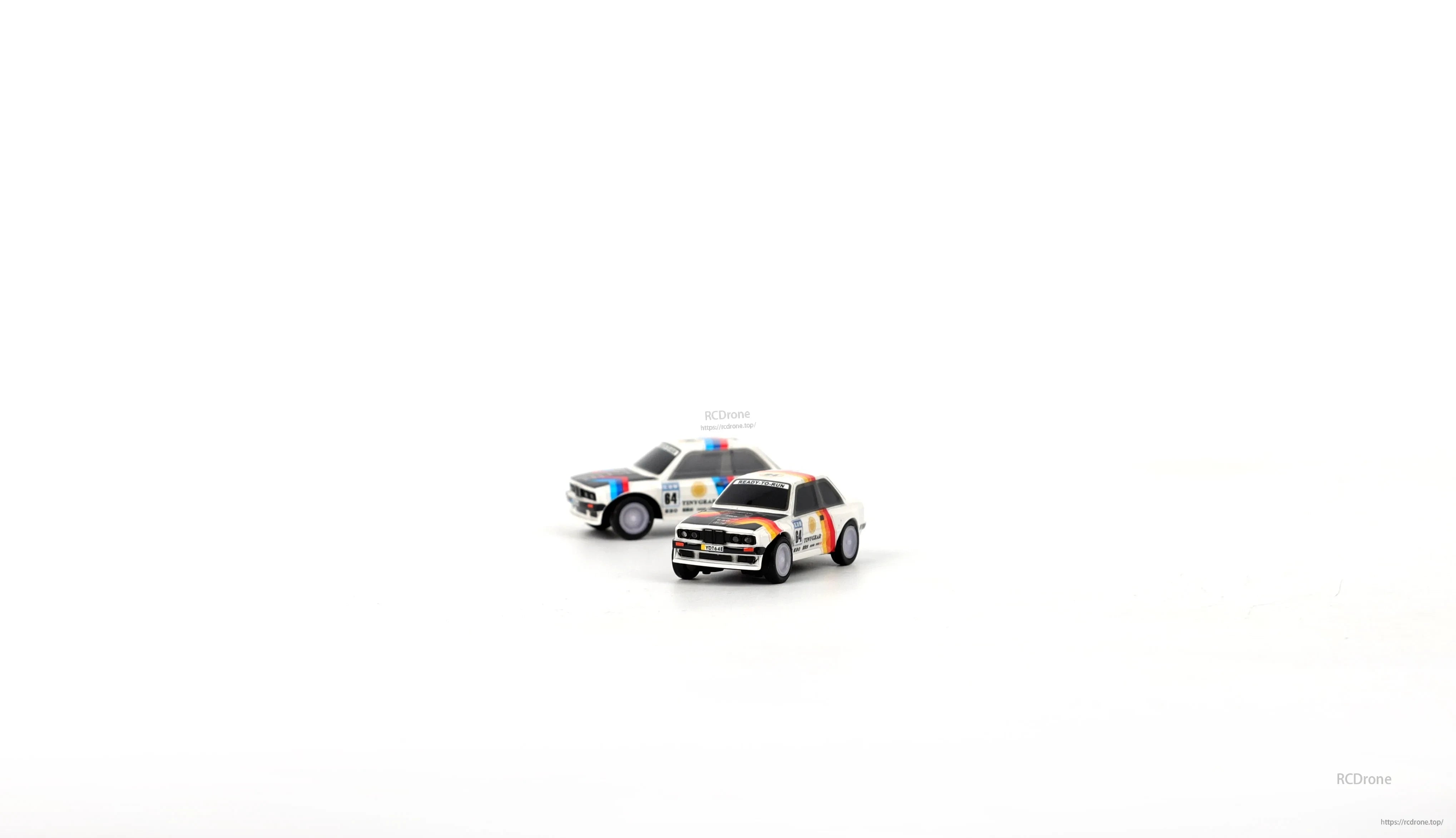 HSP TinyGear TX-8B 1/64 Rc Car, Mini drift racing car with LED lights and rechargeable battery, suitable for small spaces and has a runtime of around 35 minutes.
