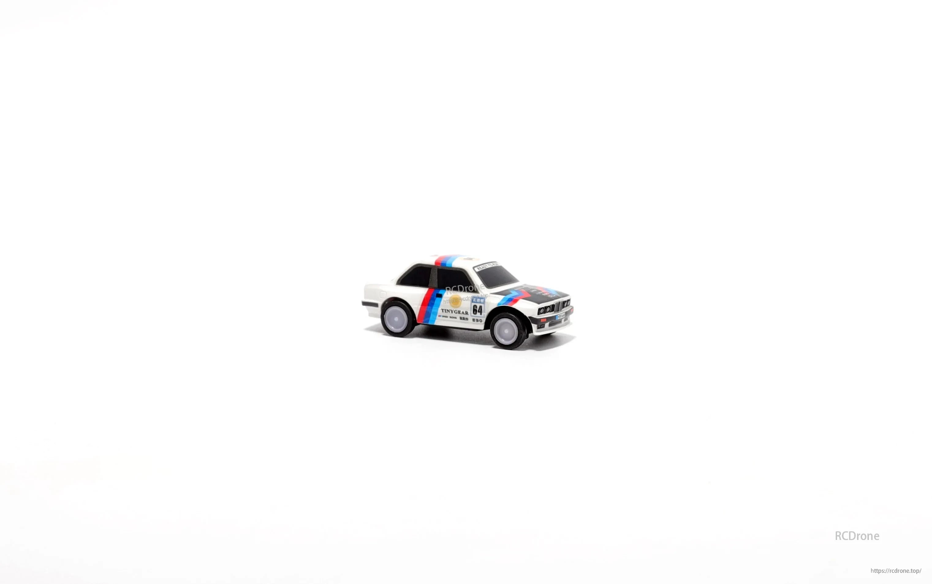 HSP TinyGear TX-8B 1/64 Rc Car, Tiny RC car with 2.4GHz mini drift racing, LED lights, and 35-minute runtime.
