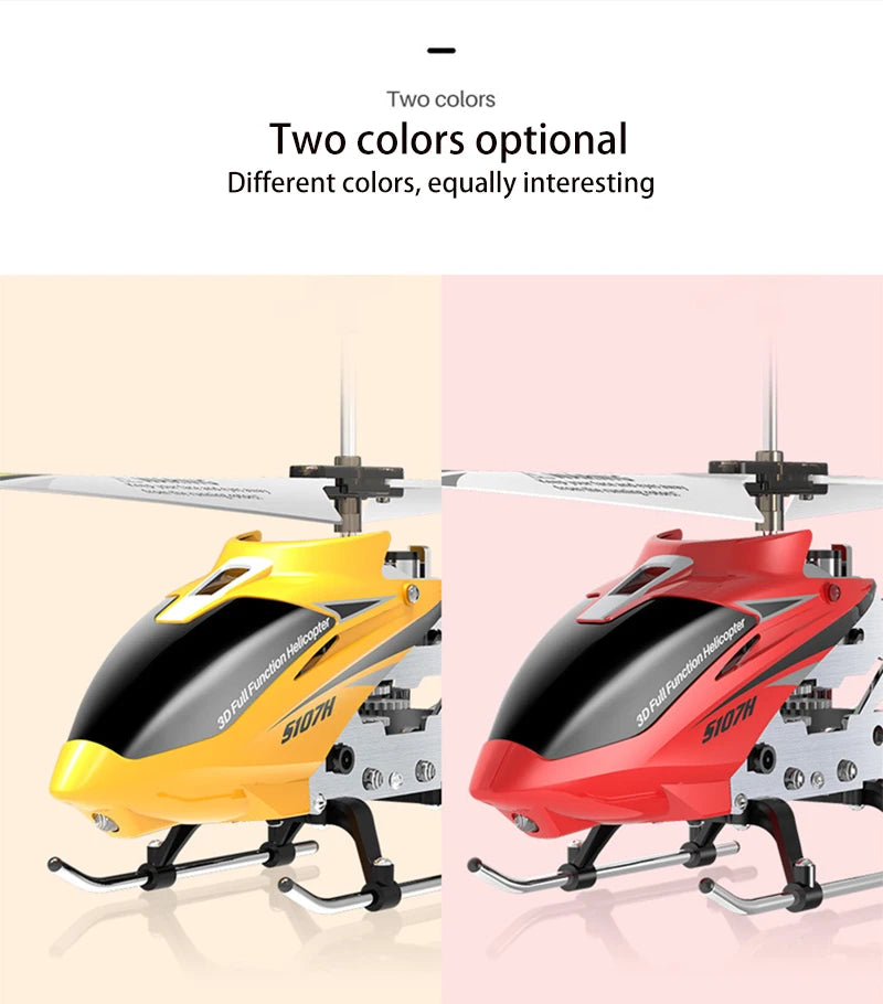 SYMA S107H Rc Helicopter, Two colors Two colors optional Different colors, equally interesting SpFull FunctionHelcn