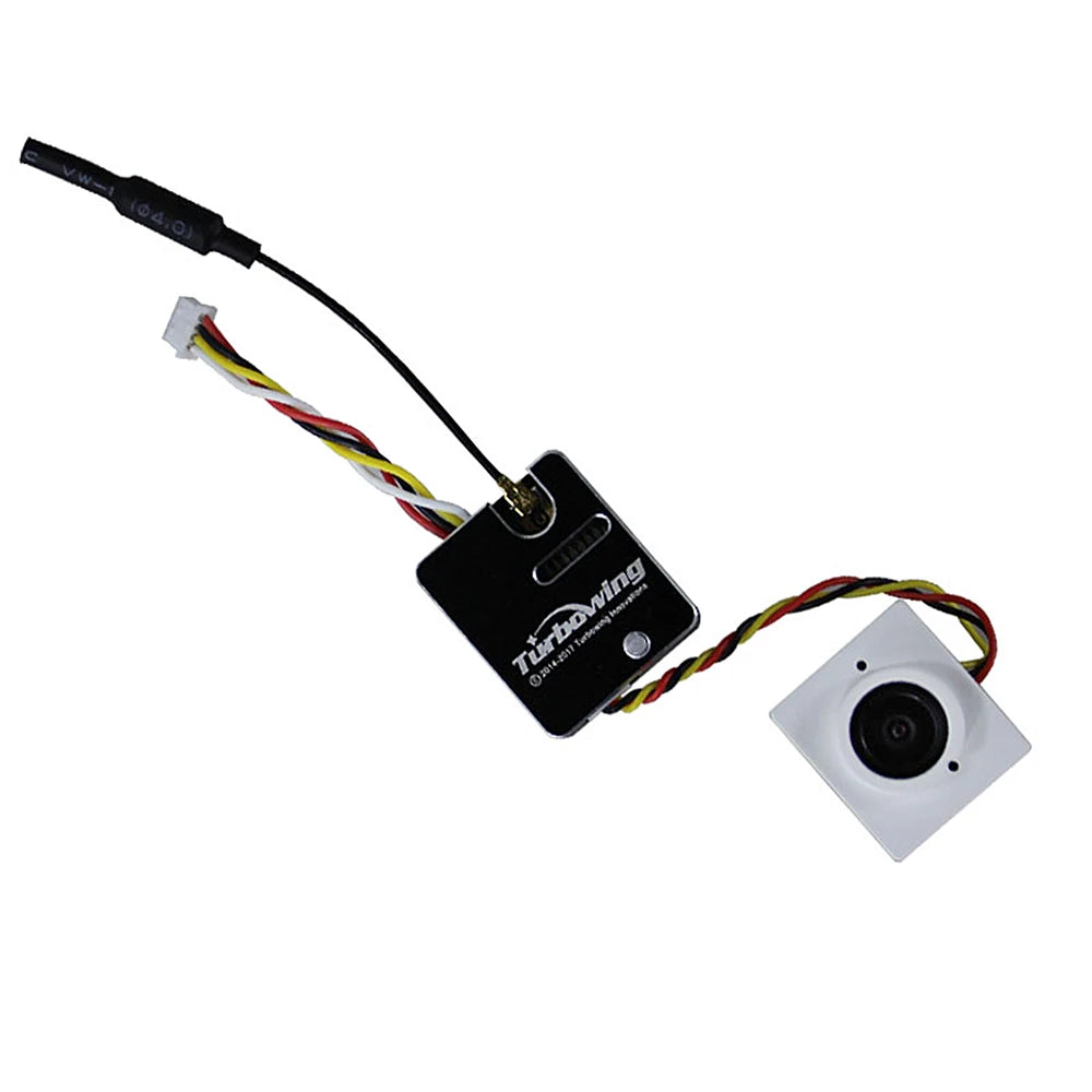 TURBOWING TX1769 5.8G 25/200mW Video Transmitter Module + CYCLOPS V3 TV17621 720P DVR Camera for FPV Racing Drone 14 the small size is easy for you to set up and use