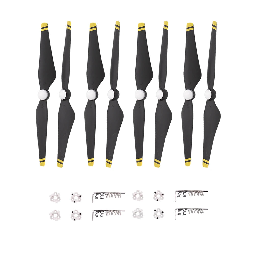 8pcs 9450S Replacement Propeller for DJI Phantom 4 pro Advanced Drone Quick Release Wing Fans 9450 Props Black Blade CW CCW 7 dji phantom 4 advanced fit for 2 : DJI phan