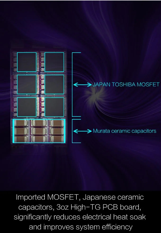 EMAX D-SHOT Bullet Series 15A 2-4S BLHELI_S ESC, JAPAN TOSHIBA MOSFET Murata ceramic capacitors Imported MOSF