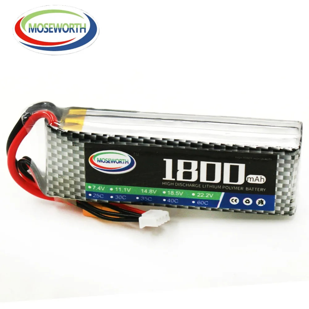 MOSEWORTH 3S 11.1V FPV Battery, IVIOSEWORTN Mosewvonth IBWD High mAh M1.1