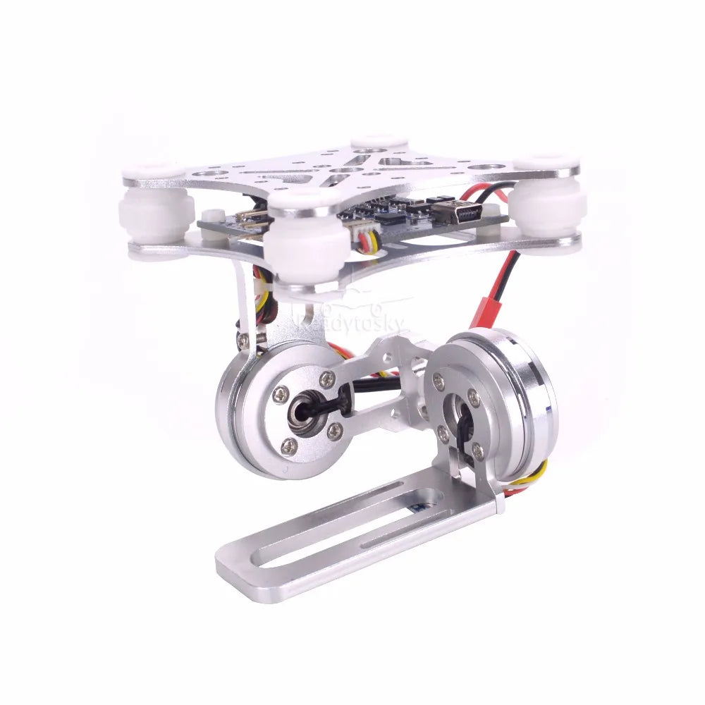 1:When receive the gimbal, first install the camera, then supply the power