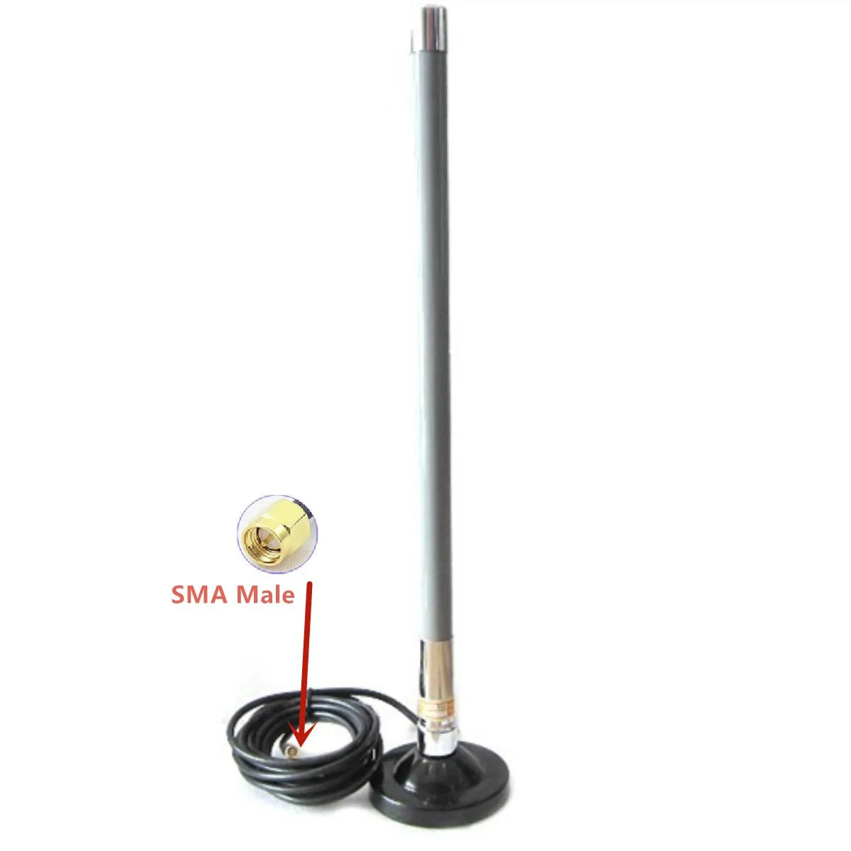 1.2G Antenna 16DB Long 45cm Strong magnetic big sucker fiber glass Antenna with 3M SMA Male cable 5 1.2G Antenna SPECIFICATIONS Upgrade Parts/Accesso