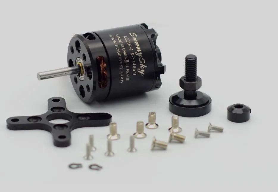 1/2/4 pcs SunnySky X2216 2216 880KV 1100KV 1250KV 1400KV 2400KV II Outrunner Brushless Motor For RC Models 3D airplane 19 #tiM Motor Kv HHIKVIE 1400 No-Loa