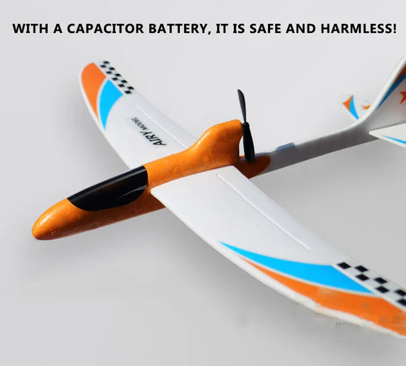 RC Airplane, CAPACITOR BATTERY IS SAFE AND HARMLESS! 0