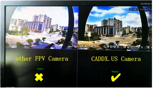CADDX.US Turbo S1 1/3 CCD 600TVL IR Blocked FPV Camera Yellow/Green NTSC/PAL DC 5V-40V Wide Voltage 13 CADDX.US Turbo S1 1/3