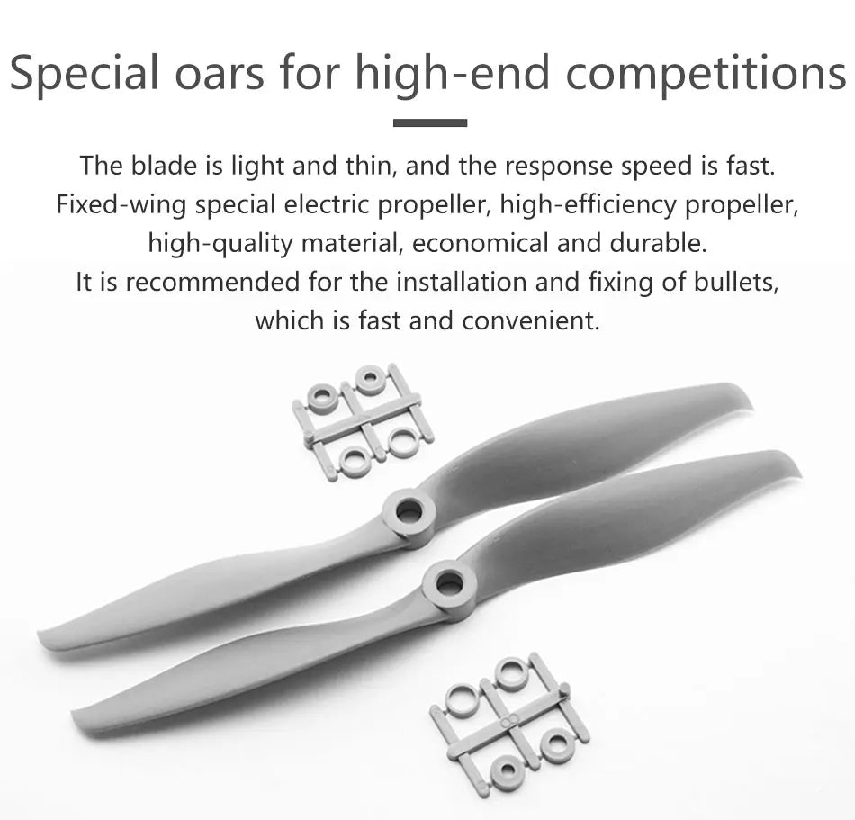 2/4PCS Gemfan Apc Nylon Propeller, special oars for high-end competitions The blade is light and thin, and