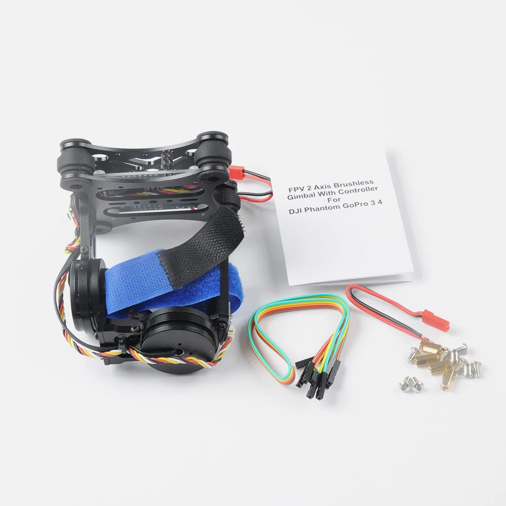 2 Aixs 2D Brushless Camera Gimbal for SJCAM Gopro XIAOMI YI Action Camera FPV Drone Multirotor Quadrocopter S500 F450 F550 12 2 Aixs 2D Brushless Camera Gimbal for Gopro SJCAM XIAOMI YI Action Camera Eken F450 F550 S500 FPV Drone Multirotor Quadrocopter