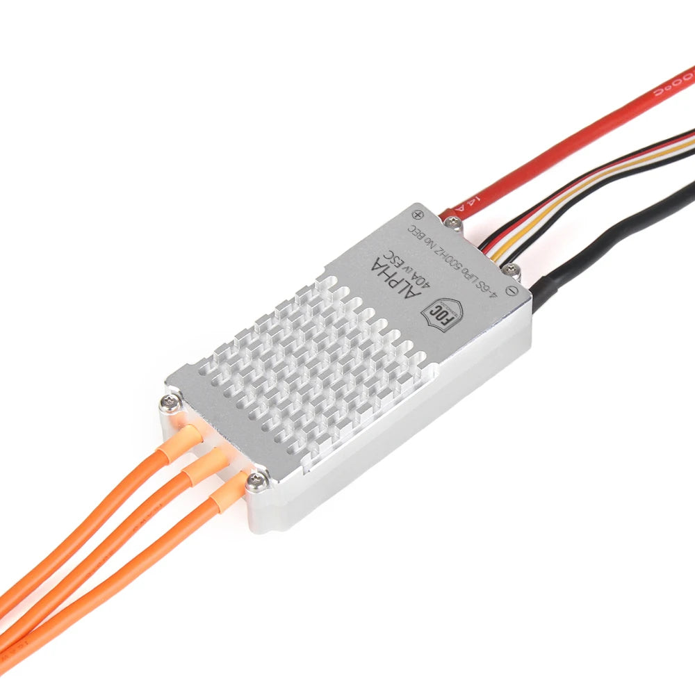 T-motor ALPHA 40A Low Voltage FOC ESC - Electronic Speed Controller for Brushless Motor Multicopter RC Drone MN501S MN601S