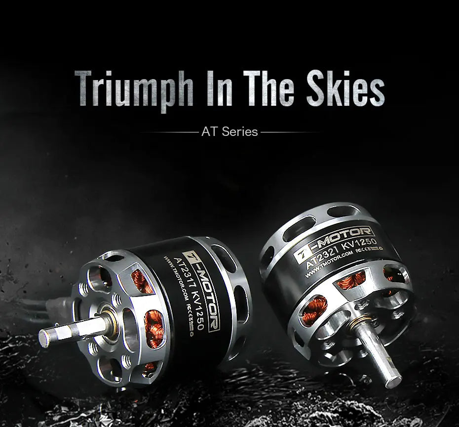 T-MOTOR AT2321 Long Shaft Motor - KV950 KV1250 brushless motor Max Thrust 2.0KG for long range VTOL fixed wing UAV mapping surveillance delivery drone 6 T-MOTOR AT2321 Long Shaft Motor SPECIFICATIONS Wheelbase