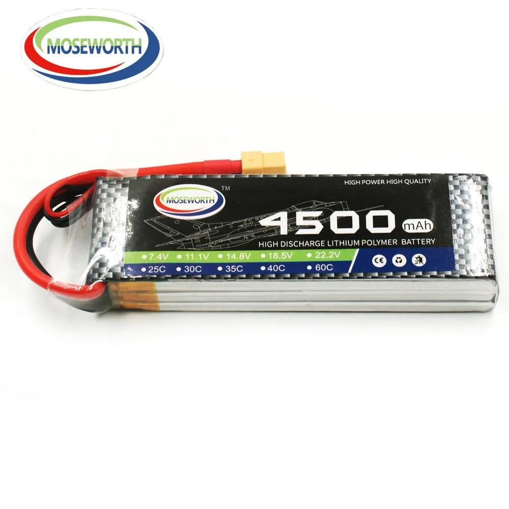 MOSEWORTH 3S 11.1V FPV Battery, IVIOSEWORTN HIGH POWER HIGH QUALITY TM iviusc