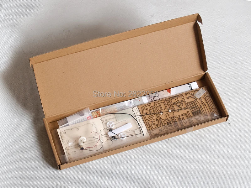 RC Plane Laser Cut Balsa Wood Airplane Micro AEROMAX Kit Wingspan 400mm Balsa Wood Model Building Kit 8 RC Plane Laser Cut Balsa Wood Airplane, small parts(Push Rods, Hinges, Clevis, landing gears,