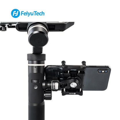 Feiyu Mobile Phone Holder Mount Bracket Clip Adapter for Feiyu SPG2 G6 G6plus G5 Action Camera Gimbal Clamp Holder for iPhone X - RCDrone