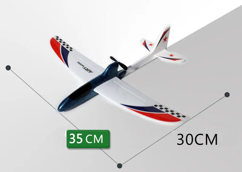 RC Airplane, Charging socket, automatic on and off, more power saving, with battery indicator