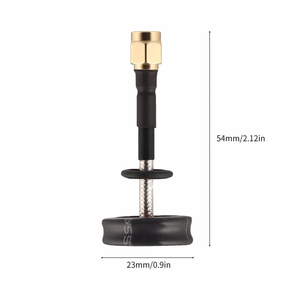 2PCS 5.8Ghz Omnidirectional Antenna SMA Connector/RP-SMA Connector for 5.8g EMAX Pagoda 2 FPV Racing Drone 23 5.8Ghz Omnidirectional Antenna SPECIFICATIONS Use