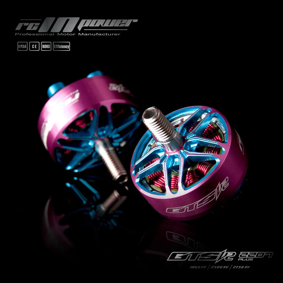 1Pcs/4Pcs Rcinpower GTS-V2 2207Plus 2207 2750KV 1960KV 4-6S Borstelloze Motor Voor Rc drone Fpv Quadcopter Onderdelen Diy Toebeh 7 F#OLLuLWe Protebeonai Motor Mangta