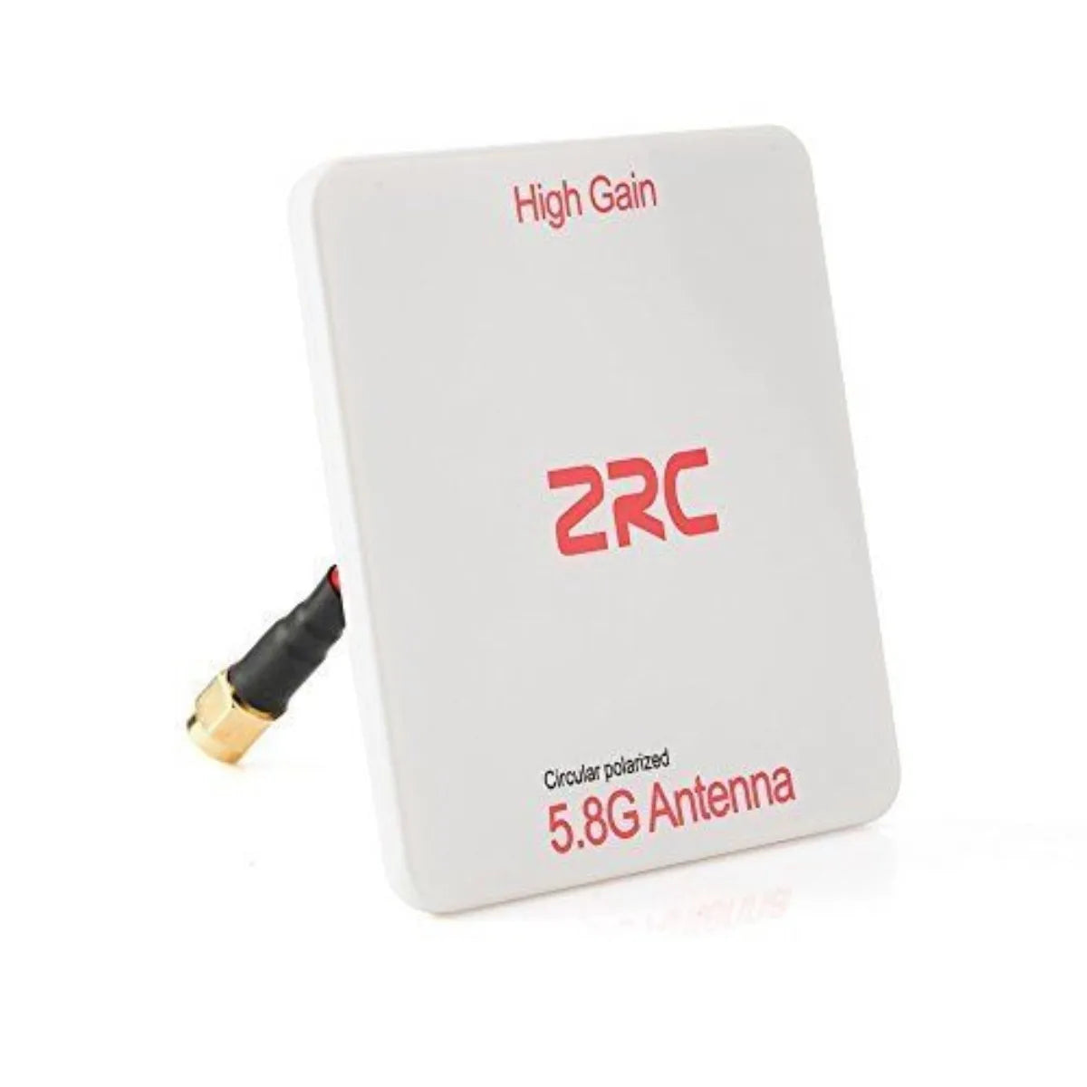 ZRC 5.8G 14dbi Circular Polarized High Gain Flat Panel Antenna SMA/RP-SMA LHCP/RHCP for FPV Transmitter VS Immersion Fatshark 8 High Gain ZRC (pianzed CrvarF Antenna 5.