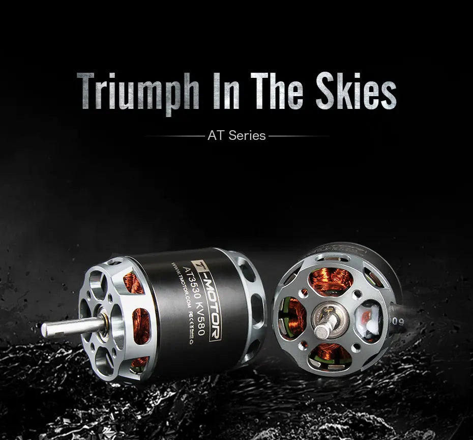 T-MOTOR AT3530 Long Shaft Motor - KV580 4.8KG Thrust brushless motor for long range drones fixed wing uav for defence Airplane Motor 6 T-MOTOR AT3530 Long Shaft Material : metal Four-wheel Drive At