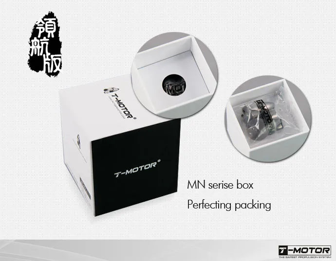 T-motor MN4120 KV400 Brushless Motor Max Thrust 4.3KG for RC Helicopters Drone 19 T-motor, t3 MN serise box Perfecting packing MOTOR 1 T-Mo
