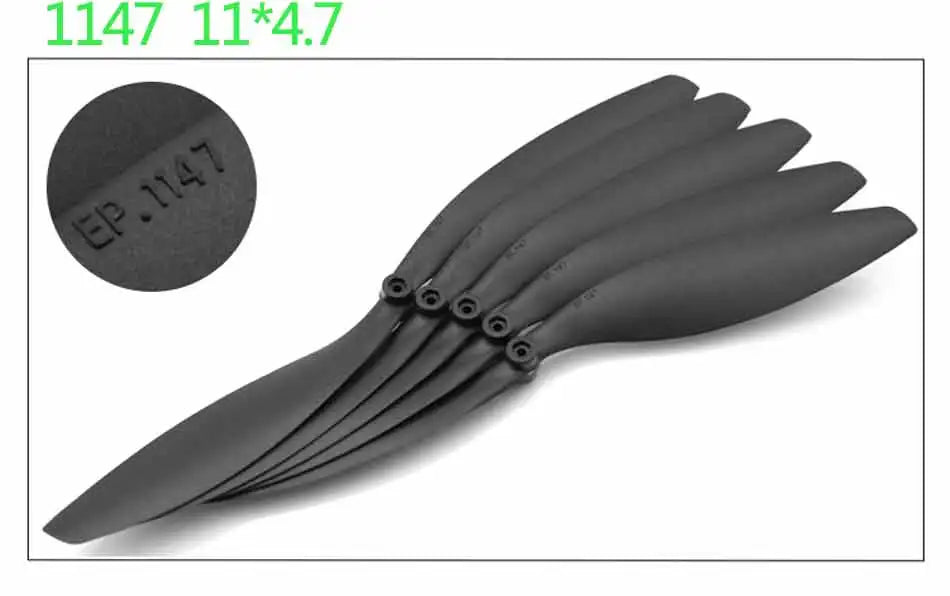 10PCS High-Efficiency Slow Speed Propeller, small-hole propeller with the propeller protector greatly improves the service life of the propel
