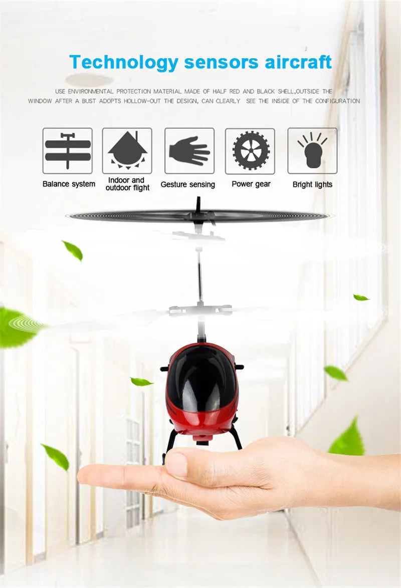 Mini Quadcopter drone, sensors aircraft CF HALF RED AND BLACK S ELL CUTSIDE THE