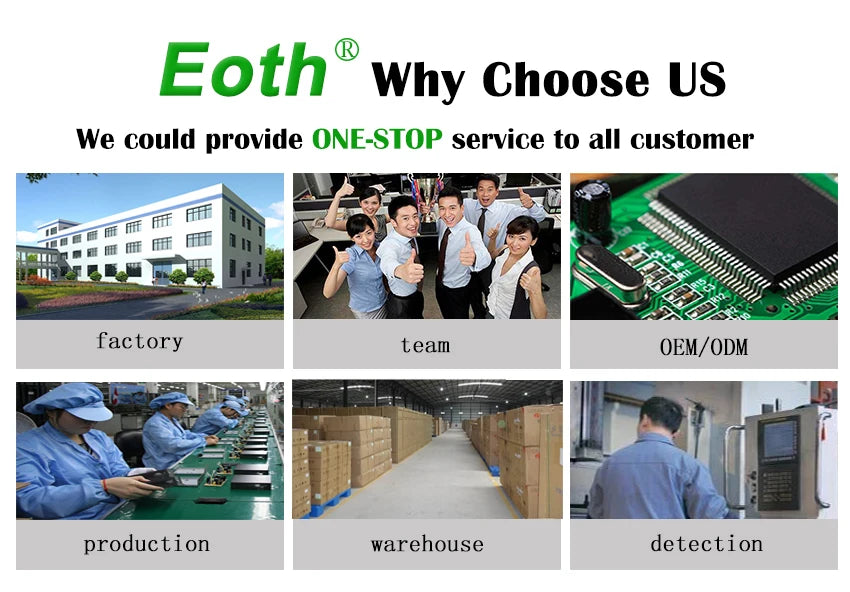 eoth 2.4G wifi Antenna, Eoth Why Choose Us We could provide ONE-STOP service to all customer factory