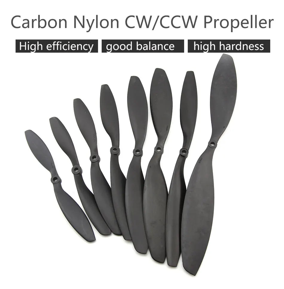 Carbon Nylon CWICCW Propeller High efficiency_ good balance high hard
