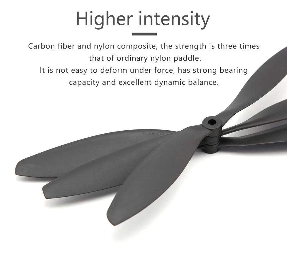 higher intensity Carbon fiber and nylon composite, the strength is three times that of ordinary nylon paddle