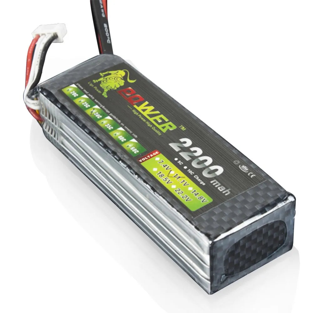 skymaker Lipo Battery, battery size: 11* 3.4 * 2.3cm Capacity:2200mAh