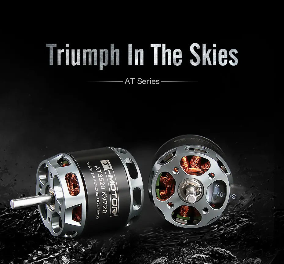 T-MOTOR AT3520 Motor - Long Shaft KV550 KV720 KV850 brushless motor Max Thrust 4.3KG for long range drones fixed wing uav Airplane Drone 6 T-MOTOR AT3520 long shaft brushless motor for long range drones fixed
