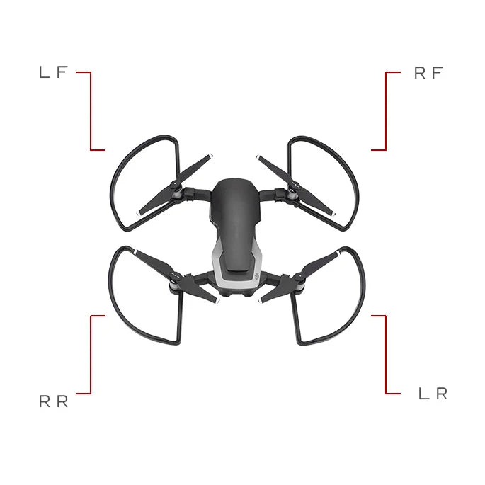 4pcs Propeller Protector for DJI Mavic Air Drone - Quick Release Props Guard Blade Prop Bumper Protective Accessory Light Weight 8 4pcs Propeller, Ensure a safe and long flight without changing propellers