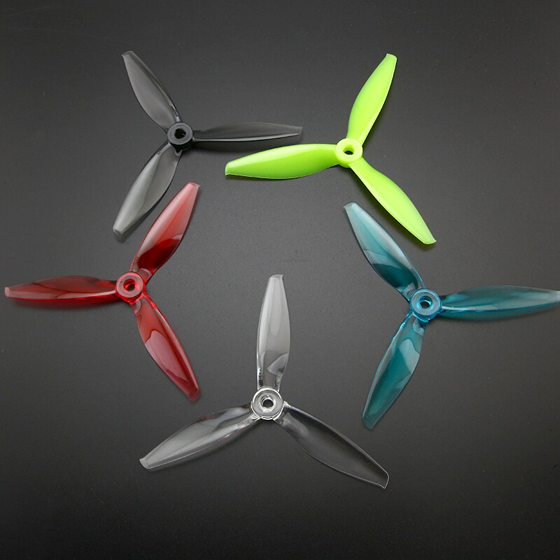 24pcs / 12pairs Gemfan 5144 5inch tri-blade/3 blade Propeller - compatible 2207 2208 2306 Brushless motor for FPV RC Drone props