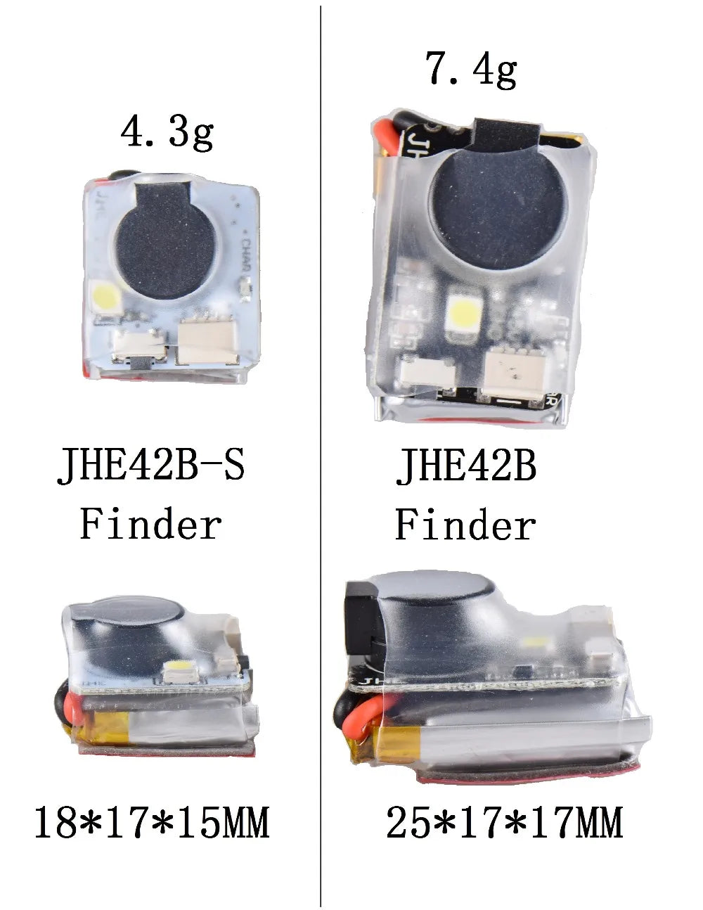 7. 4g 4. 3g JHEA2B-S JHE42B Finder