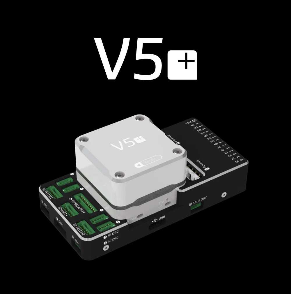 V5+ is a premium flight controller designed by the CUAV and PX4