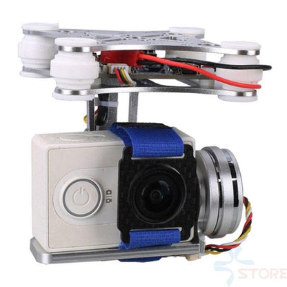 for Gopro SJCAM XIAOMI YI Action Camera Eken 2-Aixs 2D Brushless Camera Gimbal for F450 F550 S500 FPV Drone Quadrocopter - RCDrone