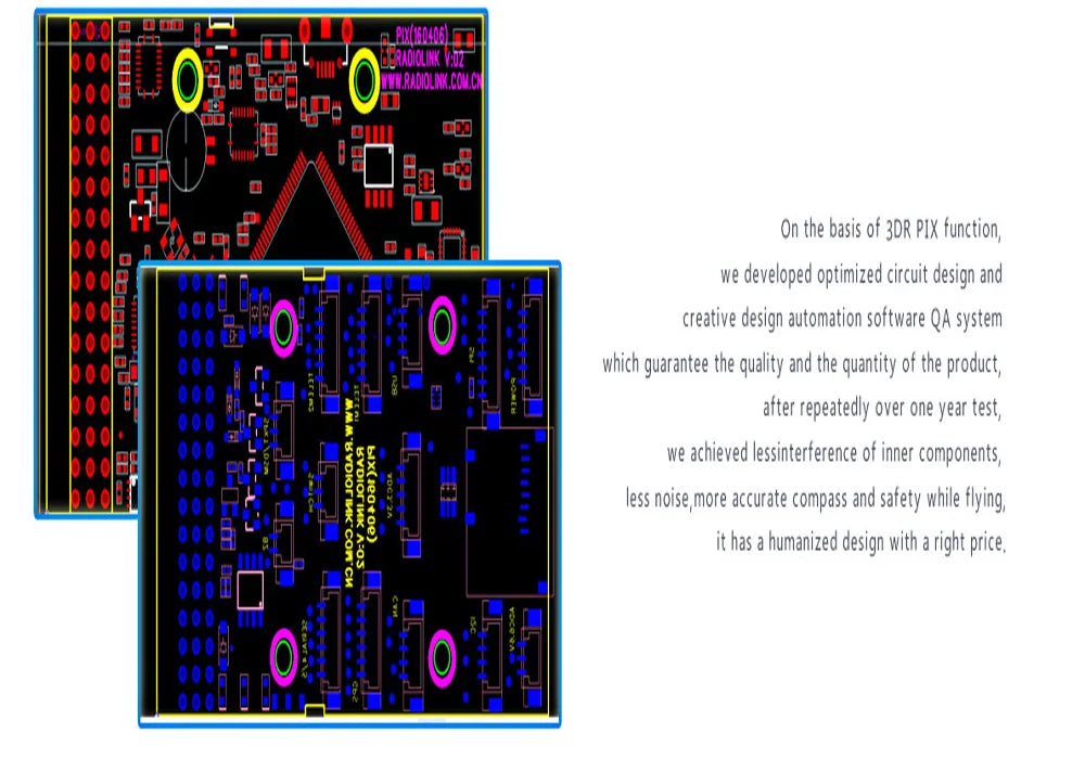 Radiolink Pixhawk PIX PX4 Flight Controller - 32bit STM32F427 With GPS Holder M8N GPS Buzzer 4G SD Card Telemetry Module Mounting 9 Radiolink Pixhawk PIX PX4 Flight Controller, 3DR PIX function is a design automation software QA system which guarantees the quality