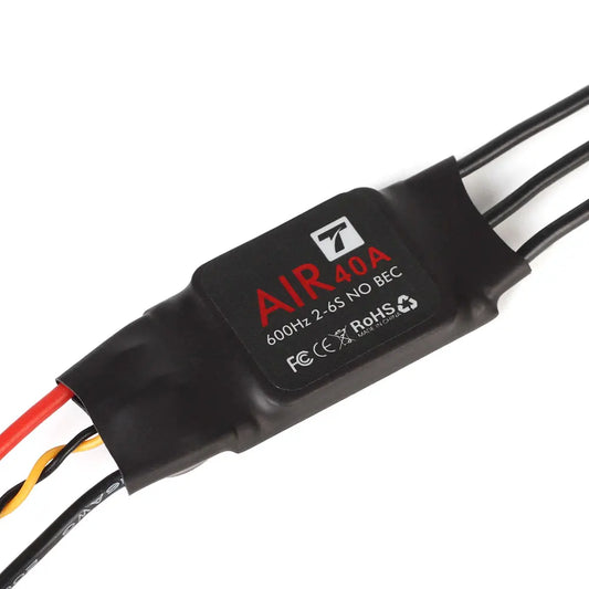 T-MOTOR ESC Air 40A ESC - (2-6S 600HZ NO BEC) Brushless Motor Electronic Speed Controller for Multicopter