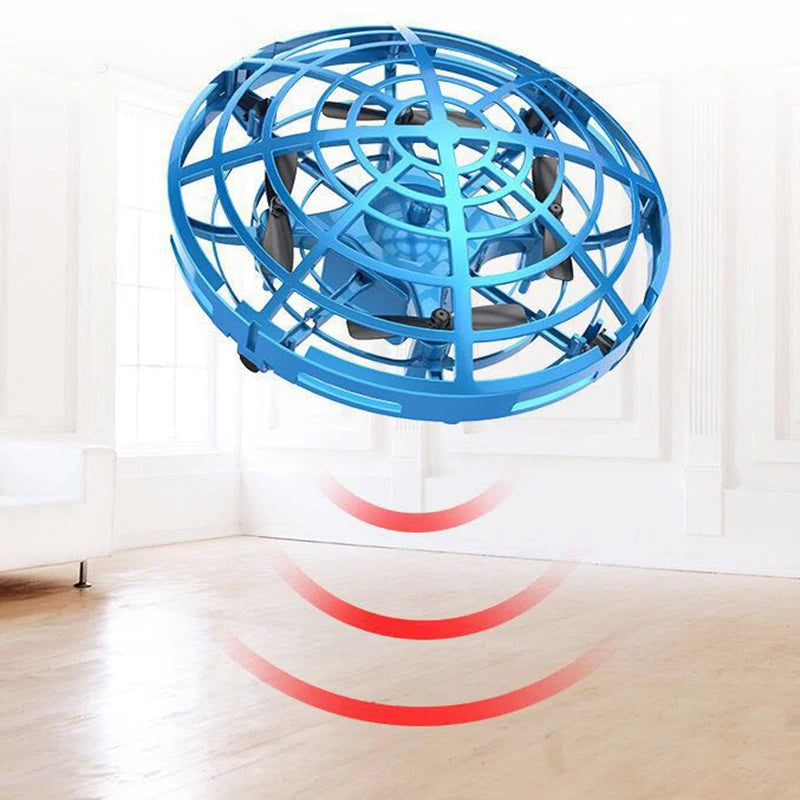 UFO Drone - Mini Helicopter Infraed Hand Sensing Aircraft Electronic Model Quadcopter flayaball Small drohne Toys For Children 18 UFO Drone, the package includes: 1 * flying toys 1 * usb charging line