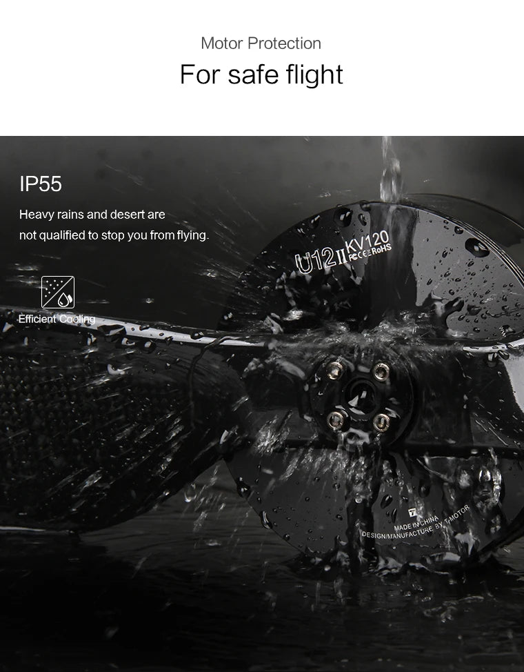 T-Motor, Heavy rains and desert are not qualified to stop you from flying- Efficient (DES