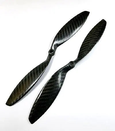 carbon fiber propellers are made of 100% 3K all carbon fiber board which imported from ja