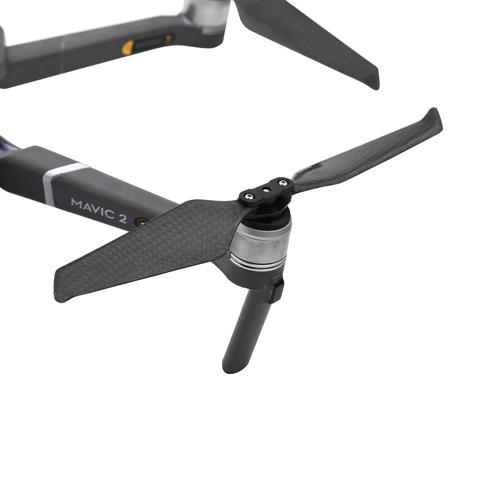 4 Pcs MAVIC 2 Low Noise Propeller Carbon Fiber Blade for DJI Mavic 2 Pro Zoom Drone Quick-release 8743 Props Wing Spare Parts 12 carbon fibre props produce less vibration due to its stiffness . it sounds quieter compare