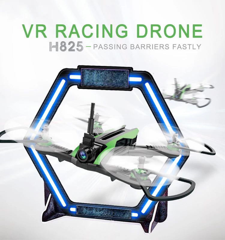 Flytec H825 Drone, VR RACING DRONE H825 PASSING BARRIERS FAST