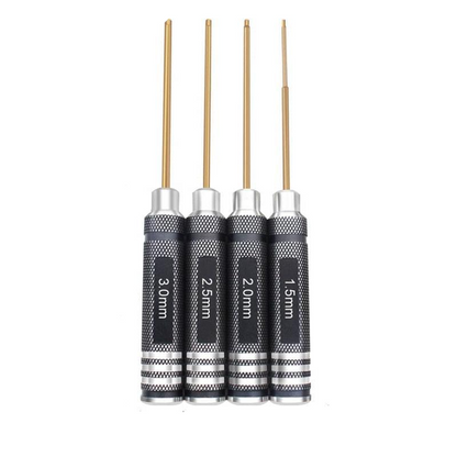 1.5mm 2.0mm 2.5mm 3.0mm Hex Screw Driver Set di cacciaviti Hexagon Tool Kit per FPV Racing Drone Heli Aerei Auto Barca RC Parti