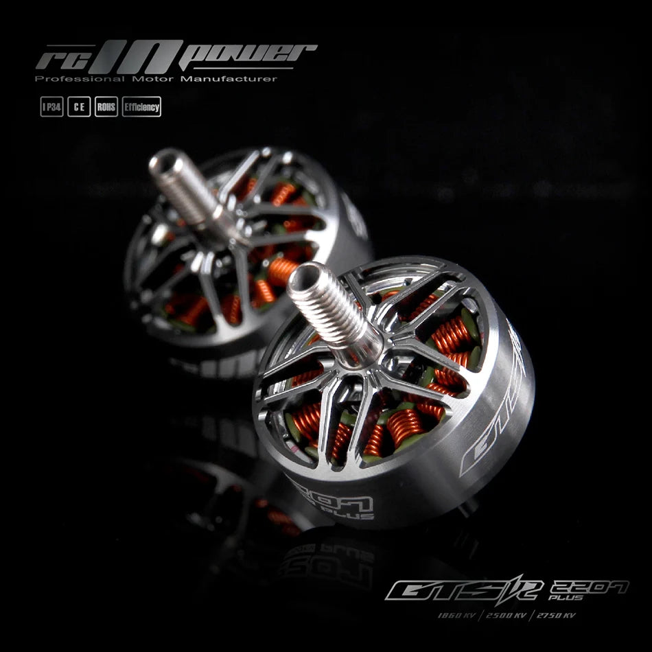 1Pcs/4Pcs Rcinpower GTS-V2 2207Plus 2207 2750KV 1960KV 4-6S Borstelloze Motor Voor Rc drone Fpv Quadcopter Onderdelen Diy Toebeh 8 FEOLLJuWuri Protebsionai Motor Mangta