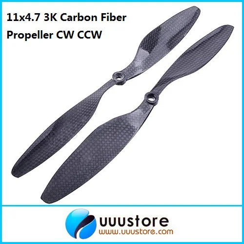 11x4.7 3K Carbon Fiber Propeller CW CCW 1147 CF Pr...