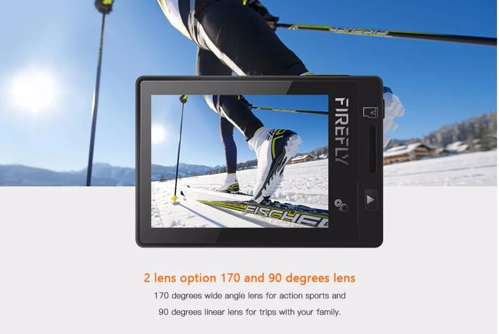 Hawkeye Firefly 8SE Action Camera - 4K 90 Degree / 170 Degree Screen WIFI FPV Action Camera Ver2.1 Sports Recording RC Models 15 Hawkeye Firefly 8SE Action Camera, lens option 170 and 90 degrees lens 170 degrees wide angle lens for action sports and 90